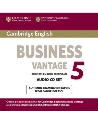 Cambridge English Business 5 Vantage Audio CDs (2) - 1