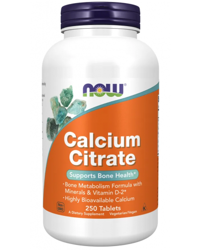 Calcium Citrate, 250 таблетки, Now - 1