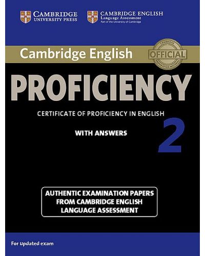 Cambridge English Proficiency 2 Student's Book with Answers - 1