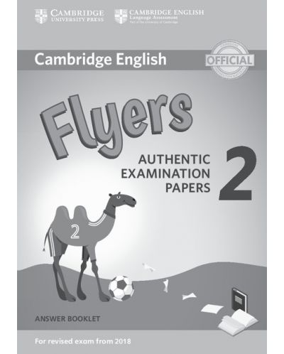 Cambridge English Young Learners 2 for Revised Exam from 2018 Flyers Answer Booklet - 1