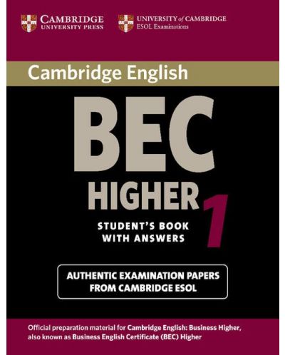Cambridge BEC Higher 1 - 1