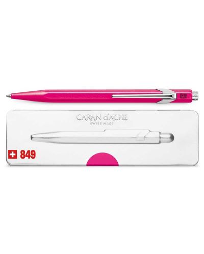 Автоматична химикалка Caran d'Ache 849 Pop Line Collection Pink – Син - 3