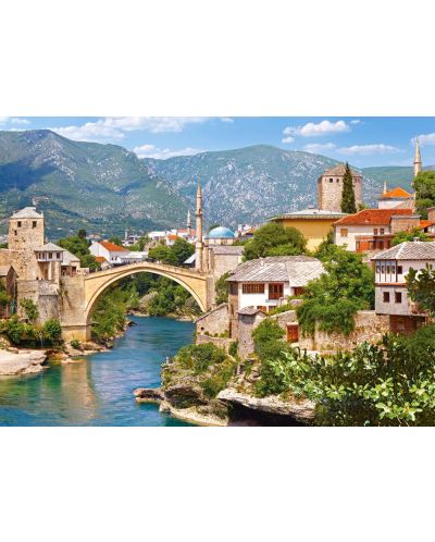 Пъзел Castorland от 1000 части - Мостар в Босна и Херцеговина - 2