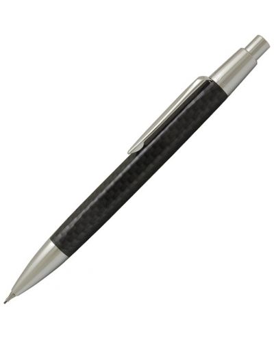 Автоматичен молив Caran d'Ache Alchemix Carbon Chrome – Черен, 0.7 mm - 1