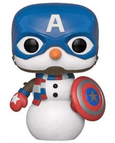 Фигура Funko Pop! Marvel: Holiday - Captain America - 1