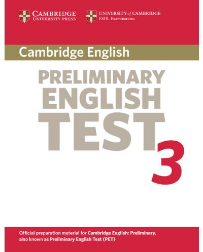 Cambridge Preliminary English Test 3 Student's Book