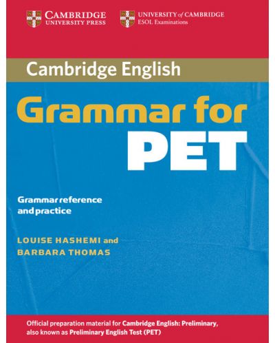 Cambridge Grammar for PET without Answers - 1