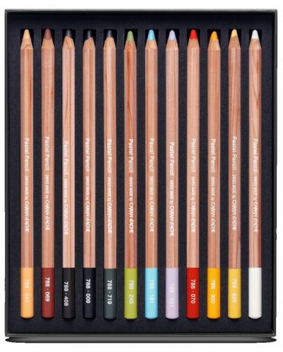 Цветни пастелни моливи Caran d'Ache – 12 цвята - 2