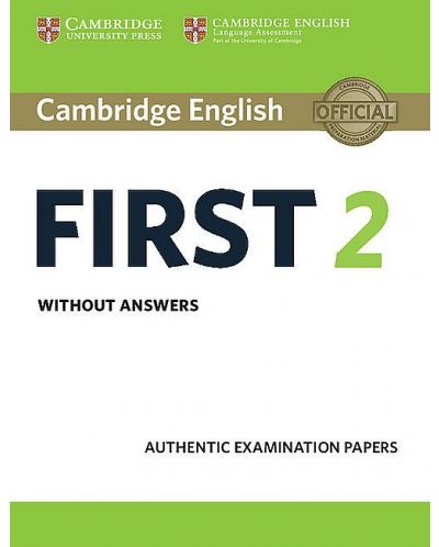 Cambridge English First 2 Student's Book without answers - 1