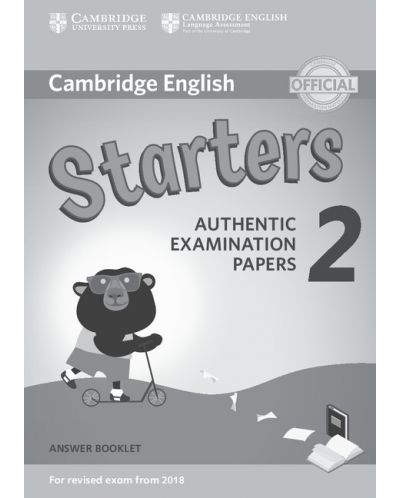Cambridge English Young Learners 2 for Revised Exam from 2018 Starters Answer Booklet - 1