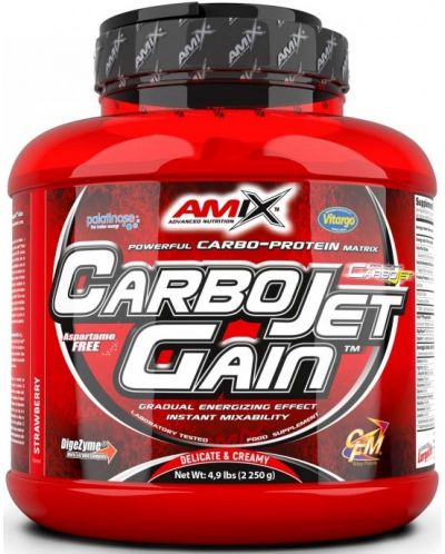 CarboJet Gain, банан, 2.25 kg, Amix - 1