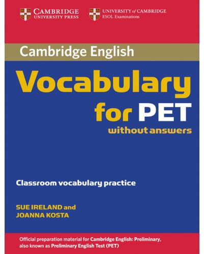 Cambridge Vocabulary for PET Edition without answers - 1