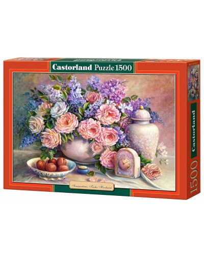 Пъзел Castorland от 1500 части - Цветя