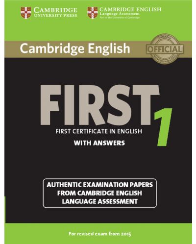 Cambridge English First 1 for Revised Exam from 2015 Student's Book with Answers - 1
