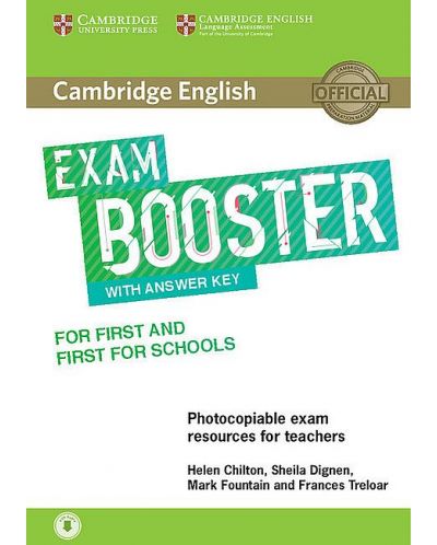 Cambridge English Exam Booster for First and First for Schools with Answer Key with Audio - 1