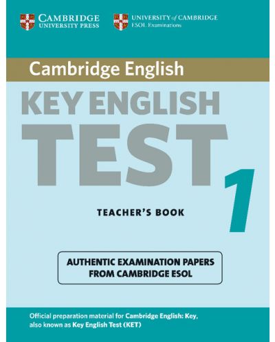 Cambridge Key English Test 1 Teacher's Book