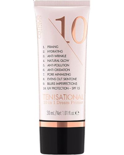 Catrice База за грим 10 в 1 Ten!sational, SPF15, 30 ml - 1