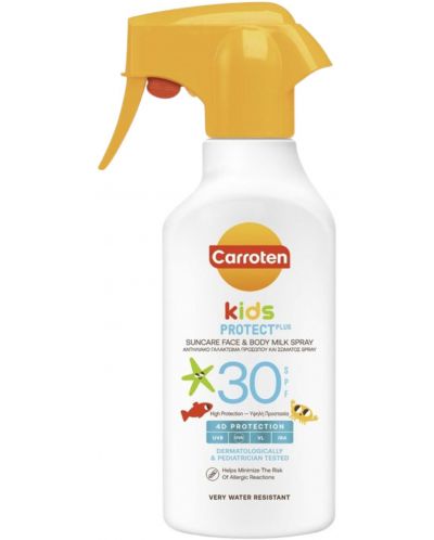 Carroten Kids Слънцезащитно мляко-спрей за деца, SPF30, 270 ml - 1