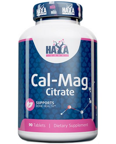 Cal-Mag Citrate, 90 таблетки, Haya Labs - 1