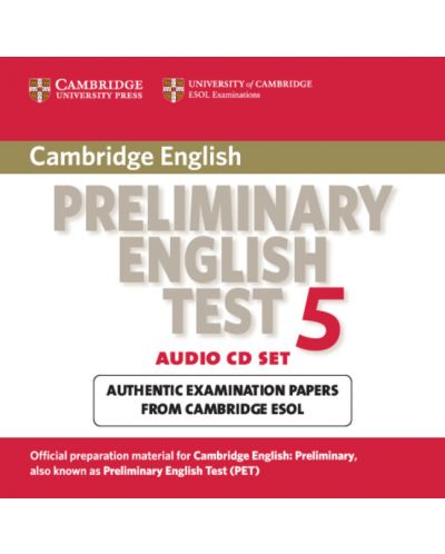 Cambridge Preliminary English Test 5 Audio CD Set (2 CDs)