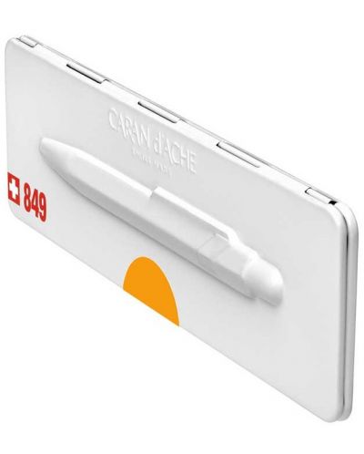 Автоматична химикалка Caran d'Ache 849 Pop Line Collection Orange  – Син - 2