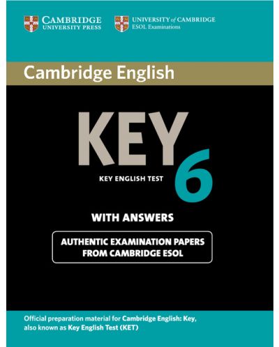 Cambridge English Key 6 Student's Book with Answers - 1