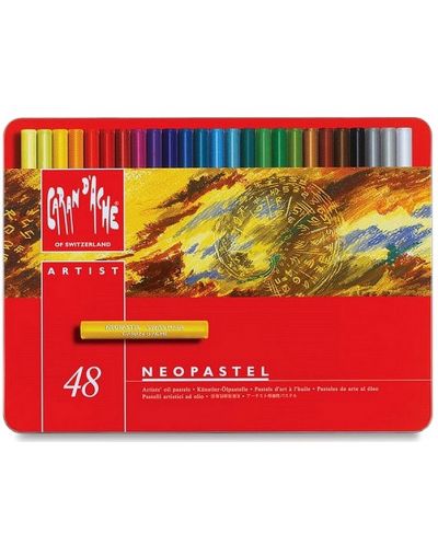 Цветни маслени пастели Caran d'Ache Neopastel – 48 цвята - 1