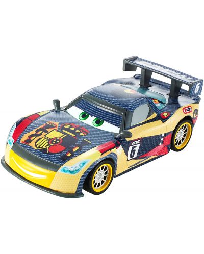 Количка Mattel Cars Carbon Racers - Miguel Camino - 3