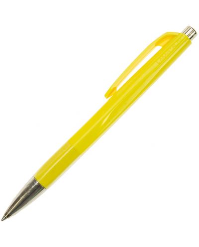 Автоматична химикалка Caran d'Ache 888 Infinite Yellow – Син, 0.7 mm - 1