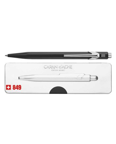 Автоматична химикалка Caran d'Ache 849 Pop Line Collection Black  – Син - 3