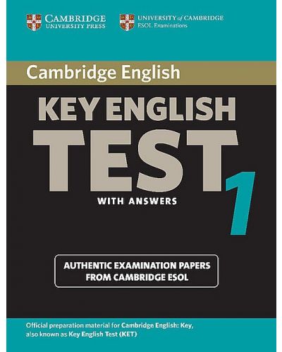 Cambridge Key English Test 1 Student's Book with Answers