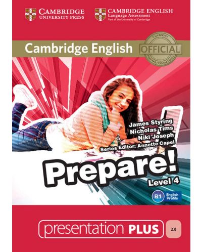 Cambridge English Prepare! Level 4 Presentation Plus DVD-ROM / Английски език - ниво 4: Presentation Plus DVD-ROM - 1