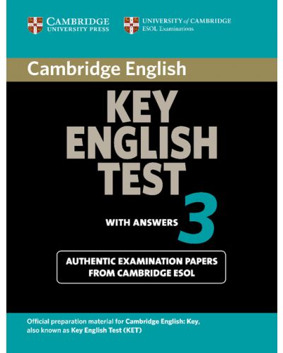 Cambridge Key English Test 3 Student's Book with Answers - 1