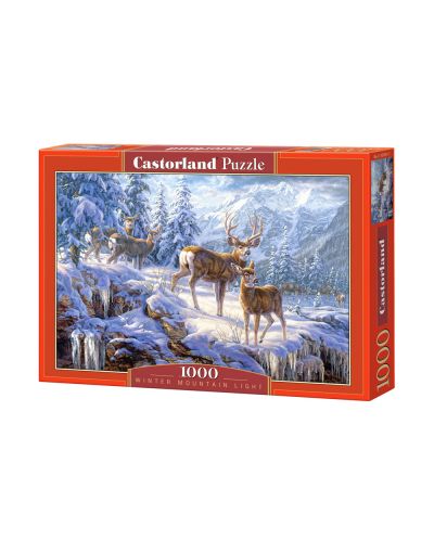 Пъзел Castorland от 1000 части - Зимна планина - 1