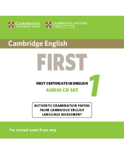 Cambridge English First 1 for Revised Exam from 2015 Audio CDs (2) - 1