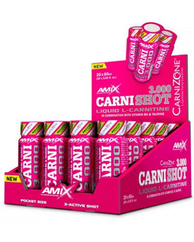 CarniShot 3000, мохито, 20 шота x 60 ml, Amix - 1