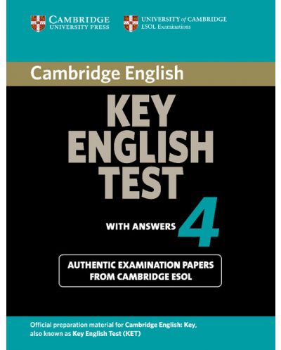 Cambridge Key English Test 4 Student's Book with Answers