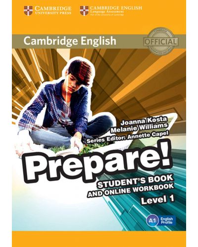 Cambridge English Prepare! Level 1 Student's Book and Online Workbook / Английски език - ниво 1: Учебник с онлайн тетрадка - 1