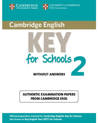 Cambridge English Key for Schools 2 Student's Book without Answers - 1