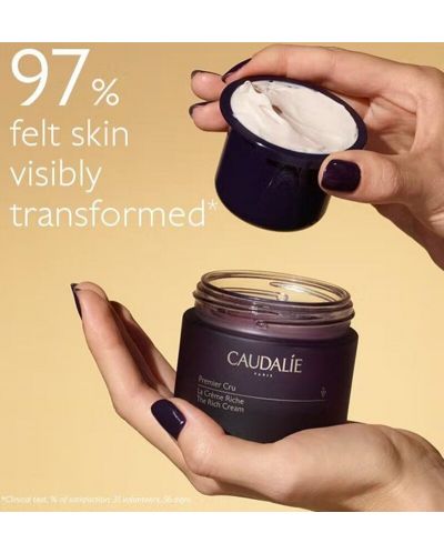 Caudalie Premier Cru Богат крем за лице, пълнител, 50 ml - 3