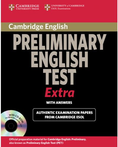 Cambridge Preliminary English Test Extra Student's Book with Answers and CD-ROM - 1
