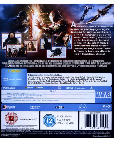 Captain America - Civil War (Blu-Ray) - 2