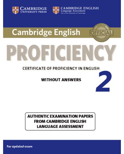 Cambridge English Proficiency 2 Student's Book without Answers - 1