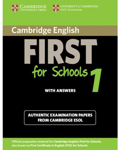 Cambridge English First for Schools 1 Student's Book with Answers - 1