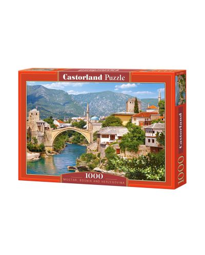 Пъзел Castorland от 1000 части - Мостар в Босна и Херцеговина - 1