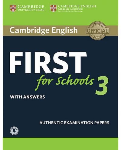 Cambridge English First for Schools 3 Student's Book with Answers with Audio - 1