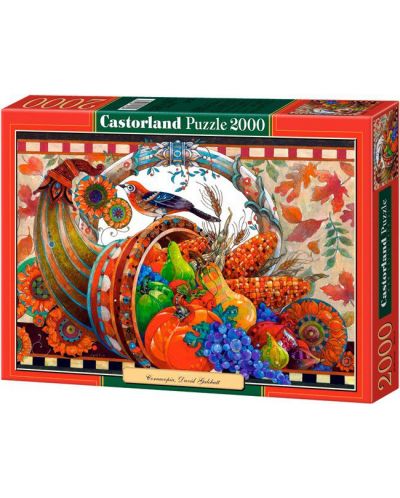 Пъзел Castorland от 2000 части - Купа с плодове - 1