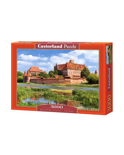 Пъзел Castorland от 3000 части - Замъка Малборк в Полша - 1