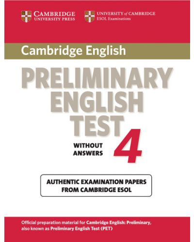 Cambridge Preliminary English Test 4 Student's Book