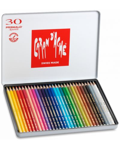 Цветни акварелни моливи Caran d'Ache Prismalo – 30 цвята - 2